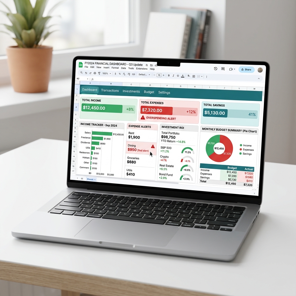 Finance 360 — Google Sheets template quản lý tài chính cá nhân